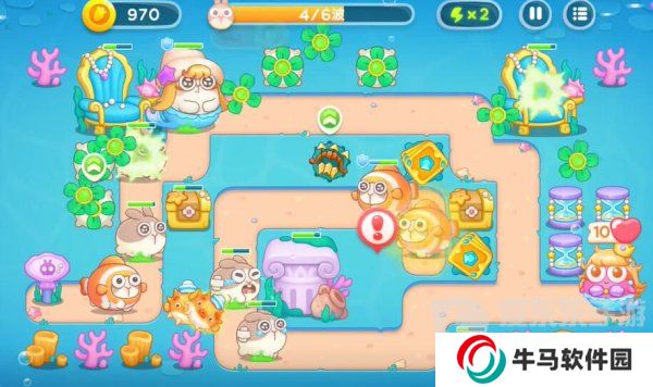 保卫萝卜4海的闺女48关怎么过 海的闺女48关通关方法介绍