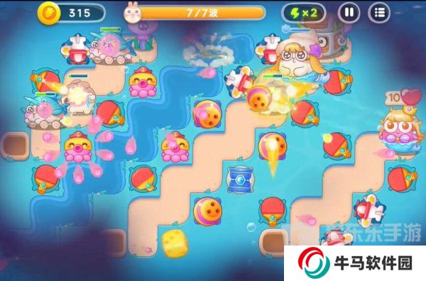 保卫萝卜4海的闺女47关怎么过 海的闺女47关攻略图文详解