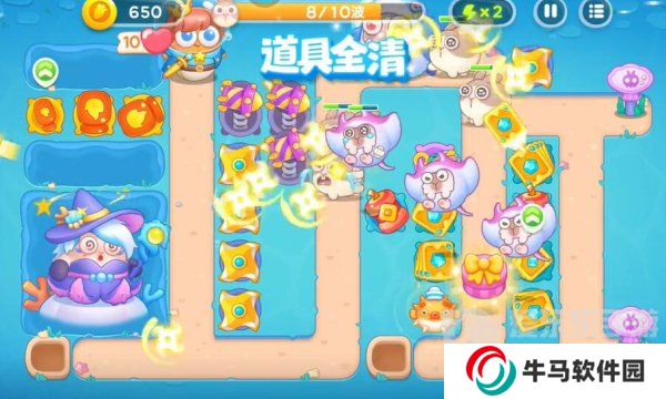 保卫萝卜4海的闺女60关怎么过 海的闺女60关无伤全清攻略