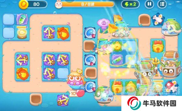 保卫萝卜4海的闺女58关怎么过 海的闺女58关通关攻略