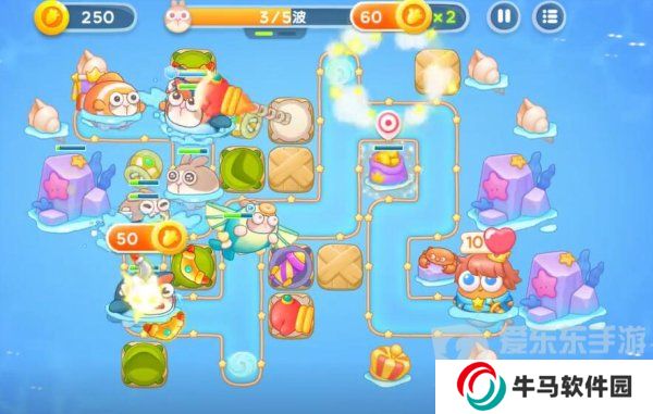 保卫萝卜4海的闺女63关怎么过 海的闺女63关图文攻略