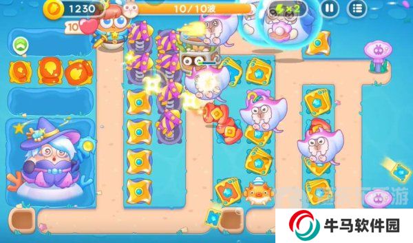 保卫萝卜4海的闺女60关怎么过 海的闺女60关无伤全清攻略