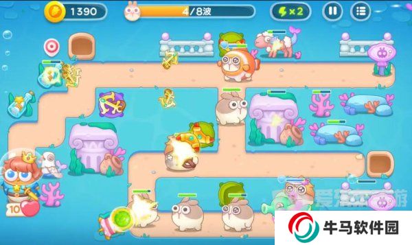 保卫萝卜4海的闺女73关怎么过 海的闺女73关过关攻略