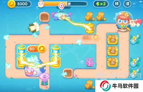 保卫萝卜4海的闺女61关怎么过 海的闺女61关攻略