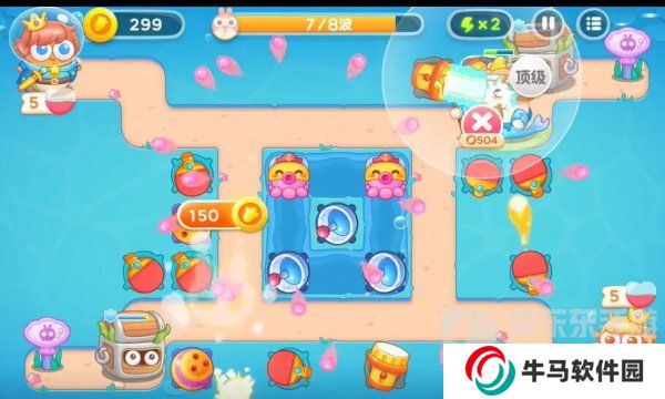 保卫萝卜4海的闺女56关怎么过 海的闺女56关满星过关攻略