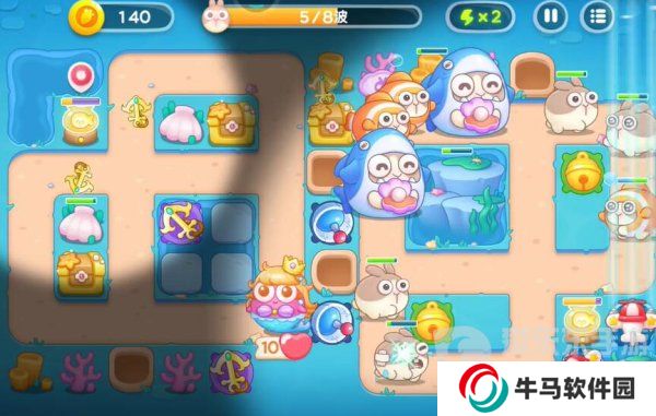 保卫萝卜4海的闺女58关怎么过 海的闺女58关通关攻略