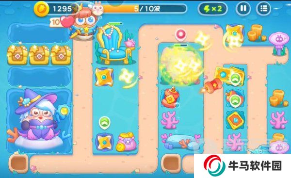 保卫萝卜4海的闺女60关怎么过 海的闺女60关无伤全清攻略