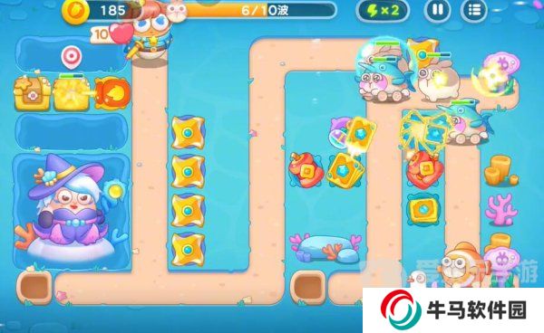 保卫萝卜4海的闺女60关怎么过 海的闺女60关无伤全清攻略