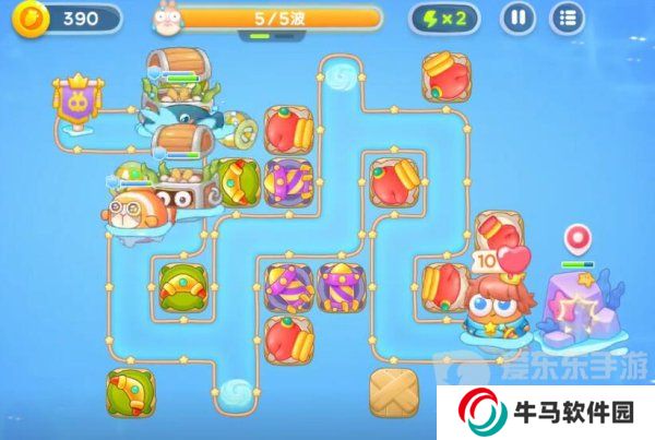 保卫萝卜4海的闺女63关怎么过 海的闺女63关图文攻略