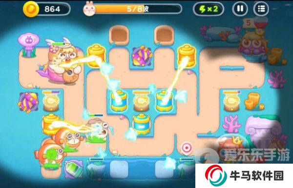 保卫萝卜4海的闺女72关怎么过 海的闺女72关图文通关解析