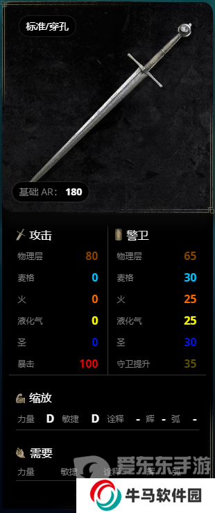 《艾尔登法环》武器选择大全 老头环武器图鉴
