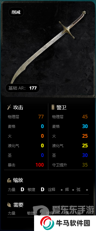 《艾尔登法环》武器选择大全 老头环武器图鉴