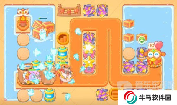 保卫萝卜4福神大作战第14关怎么过 福神大作战第14关完美通关布局