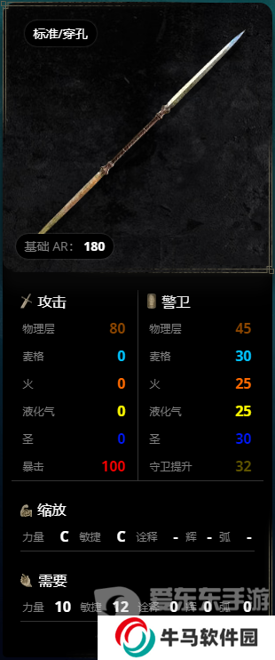 《艾尔登法环》武器选择大全 老头环武器图鉴