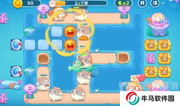 保卫萝卜4海的闺女87关怎么过 海的闺女87关通关攻略