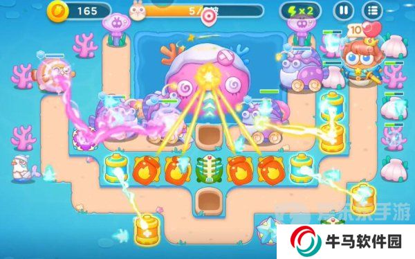 保卫萝卜4海的闺女90关怎么过 海的闺女90关通关攻略