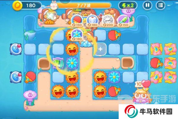 保卫萝卜4海的闺女87关怎么过 海的闺女87关通关攻略
