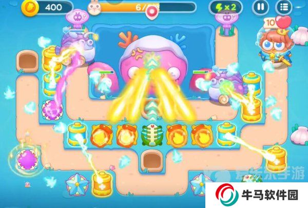 保卫萝卜4海的闺女90关怎么过 海的闺女90关通关攻略