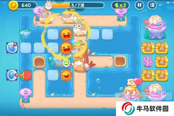 保卫萝卜4海的闺女87关怎么过 海的闺女87关通关攻略