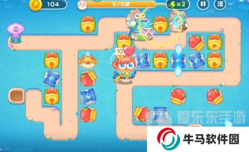 保卫萝卜4海的闺女94关怎么过 海的闺女94关完美通关攻略