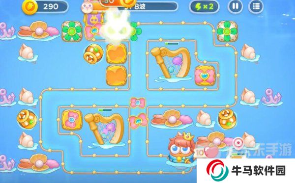 保卫萝卜4海的闺女96关怎么过 海的闺女96关攻略详解