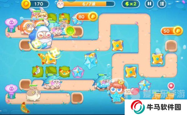 保卫萝卜4海的闺女第92关怎么过 海的闺女第92关图文攻略详解