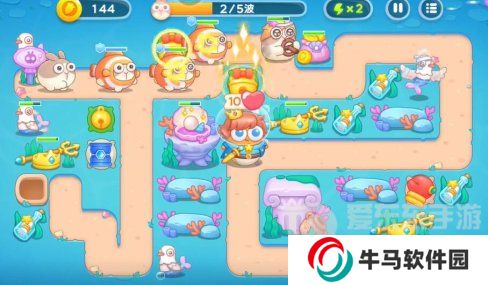 保卫萝卜4海的闺女94关怎么过 海的闺女94关完美通关攻略