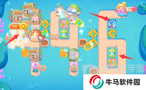 保卫萝卜4海的闺女第101关怎么过 海的闺女第101关参考攻略