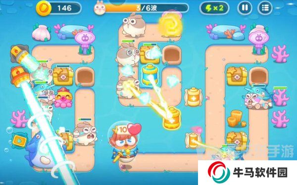 保卫萝卜4海的闺女103关怎么过 海的闺女103关攻略详解